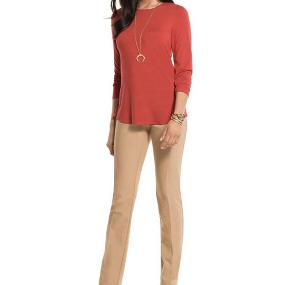 NWT LOFT GRAY“GRACE” Pants Skinny Ankle Length Fitted Leg Sz 6 Zipper Front - Picture 3 of 10